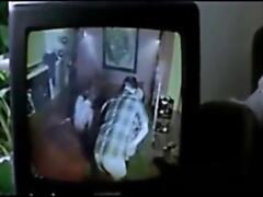 3 guys attack young girl and forcefully fuck her right in front of a security camera.